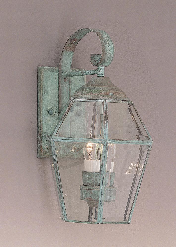 2-LIGHT OUTDOOR WALL SCONCE