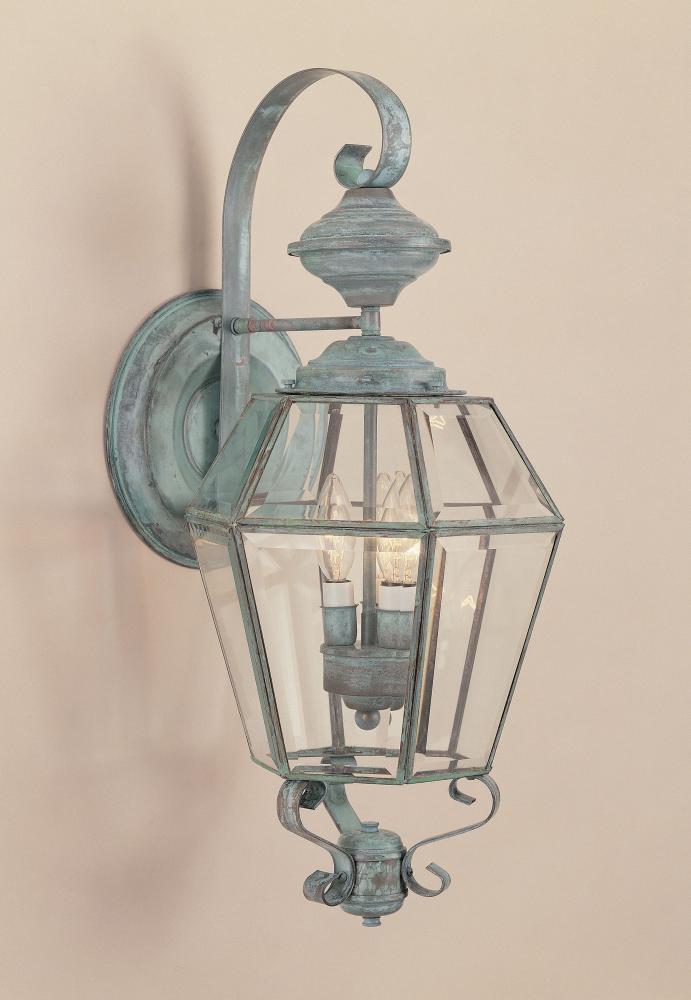 3-LIGHT OUTDOOR WALL SCONCE