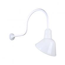 Hi-Lite MFG Co. H-QSN18110-SA-93/QSNHL-C-93 - 10" Gooseneck Light Angle Shade, QSNHL-C Arm