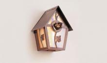 Hi-Lite MFG Co. H-1E-B-BR47-OPAL - 1-LIGHT OUTDOOR WALL SCONCE