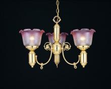 Hi-Lite MFG Co. H-6113-D-77-WINE - 3-LIGHT CHANDELIER