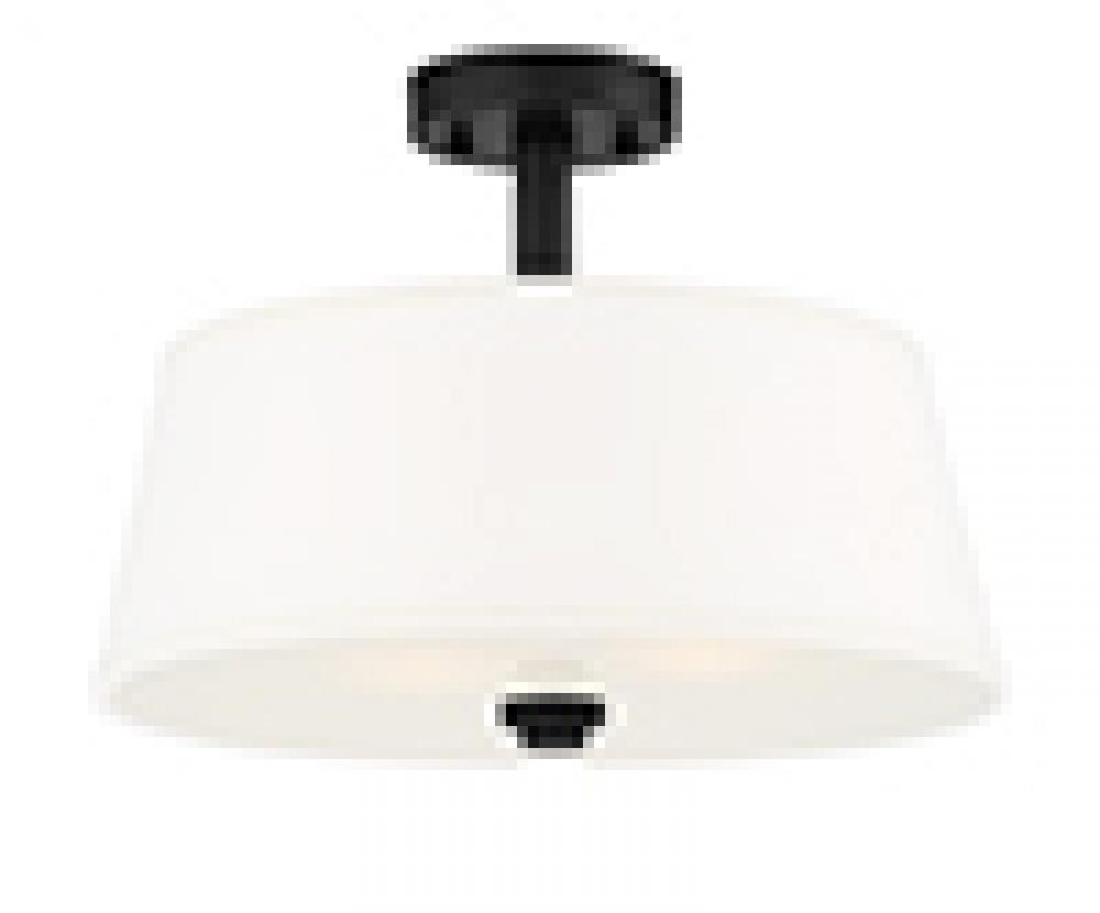 Studio 15" 2-Light Semi-Flush