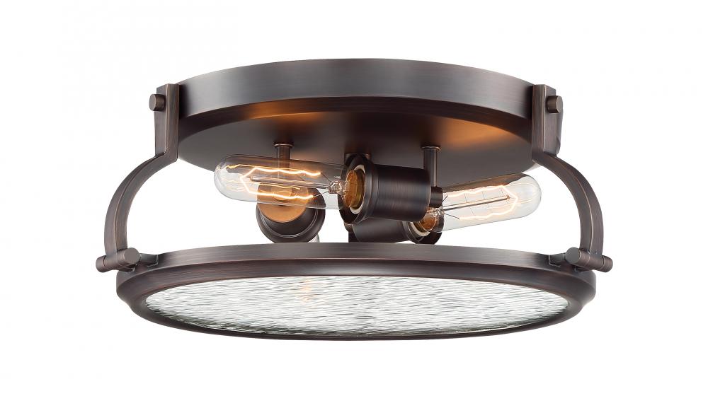 Eaton 15.5" 3-Light Flush Mount