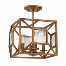 Designers Fountain 89411-GB - Athina 4 light Semi-Flush