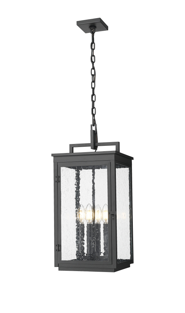 4 Light Outdoor Chain Mount Ceiling Fixture