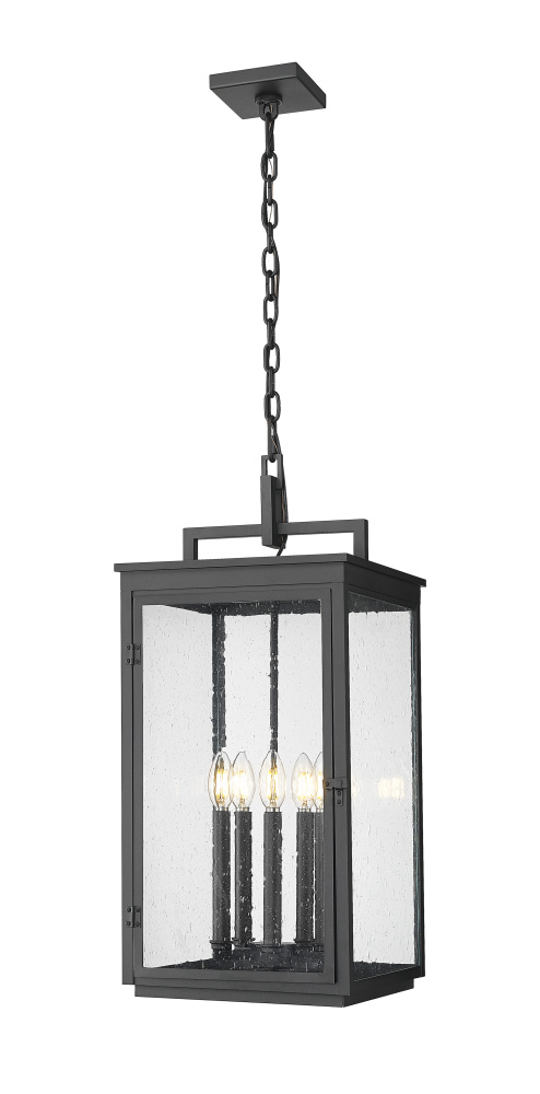 5 Light Outdoor Chain Mount Ceiling Fixture