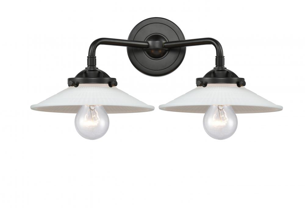 Halophane 2 Light Bath Vanity Light