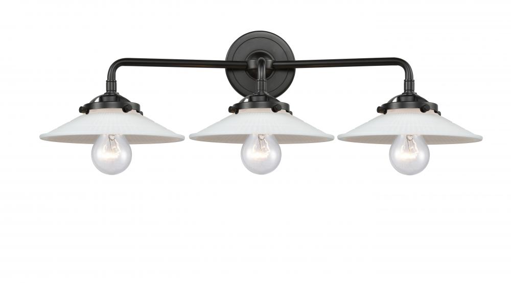 Halophane 3 Light Bath Vanity Light