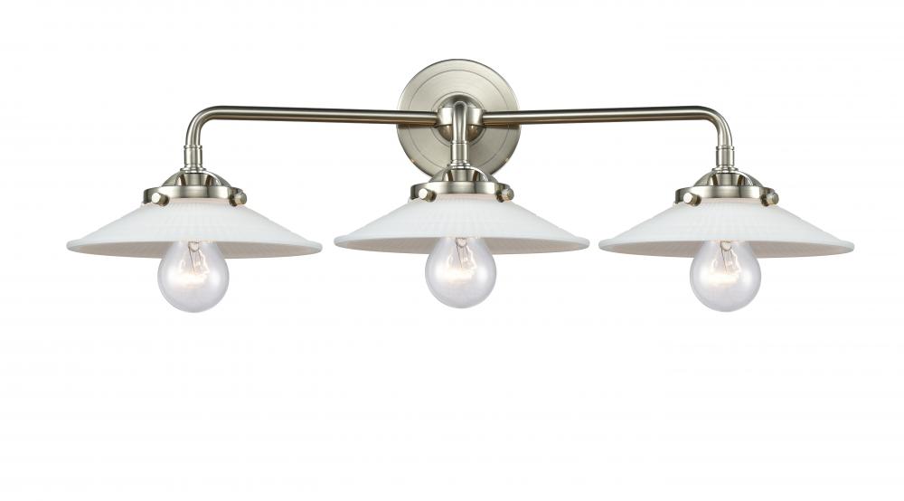 Halophane 3 Light Bath Vanity Light