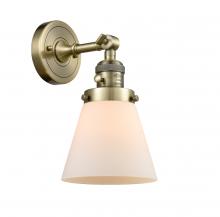 Innovations Lighting 203SW-AB-G61-LED - Cone - 1 Light - 6 inch - Antique Brass - Adjustable Sconce