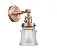 Innovations Lighting 203SW-AC-G184S - Canton - 1 Light - 5 inch - Antique Copper - Adjustable Sconce
