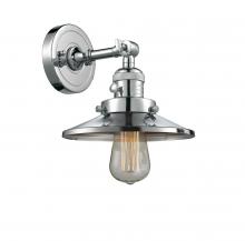 Innovations Lighting 203SW-PC-M7 - Railroad - 1 Light - 8 inch - Polished Chrome - Adjustable Sconce