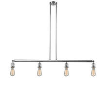 Innovations Lighting 214NH-PC - Bare Bulb 4 Light Island Light