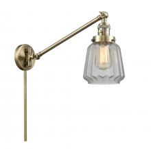 Innovations Lighting 237-AB-G142-LED - Chatham - 1 Light - 8 inch - Antique Brass -Adjustable Swing Arm