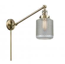 Innovations Lighting 237-AB-G262 - Stanton - 1 Light - 6 inch - Antique Brass -Adjustable Swing Arm