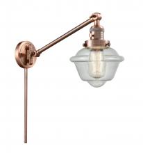 Innovations Lighting 237-AC-G534 - Oxford - 1 Light - 8 inch - Antique Copper -Adjustable Swing Arm