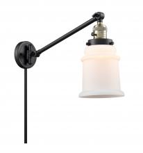 Innovations Lighting 237-BAB-G181-LED - Canton - 1 Light - 8 inch - Black Antique Brass -Adjustable Swing Arm