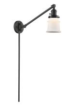 Innovations Lighting 237-OB-G181S-LED - Canton - 1 Light - 8 inch - Oil Rubbed Bronze -Adjustable Swing Arm