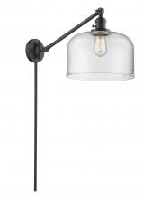 Innovations Lighting 237-OB-G72-L - Bell - 1 Light - 12 inch - Oil Rubbed Bronze -Adjustable Swing Arm