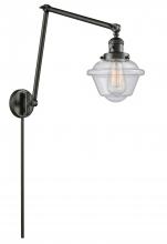 Innovations Lighting 238-OB-G534 - Oxford - 1 Light - 8 inch - Oil Rubbed Bronze -Adjustable Swing Arm