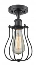 Innovations Lighting 516-1C-BK-513 - Barrington 1 Light Flush Mount