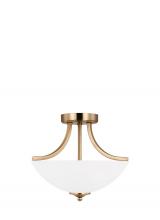 Generation Lighting 7716502-848 - Geary Small Two Light Semi-Flush Convertible Pendant