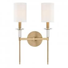Hudson Valley 8512-AGB - Amherst Wall Sconce