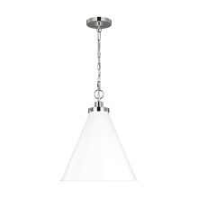Visual Comfort & Co. Studio Collection CP1271MWTPN - Wellfleet Medium Cone Pendant
